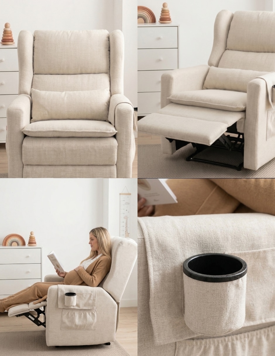 Mecedora Nido Möma de poliéster
