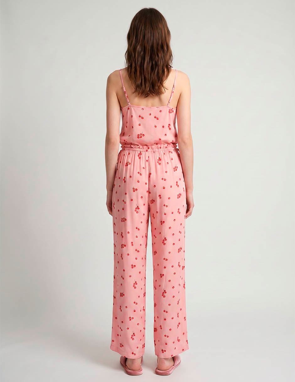 Pantalón pijama de algodón para mujer 2