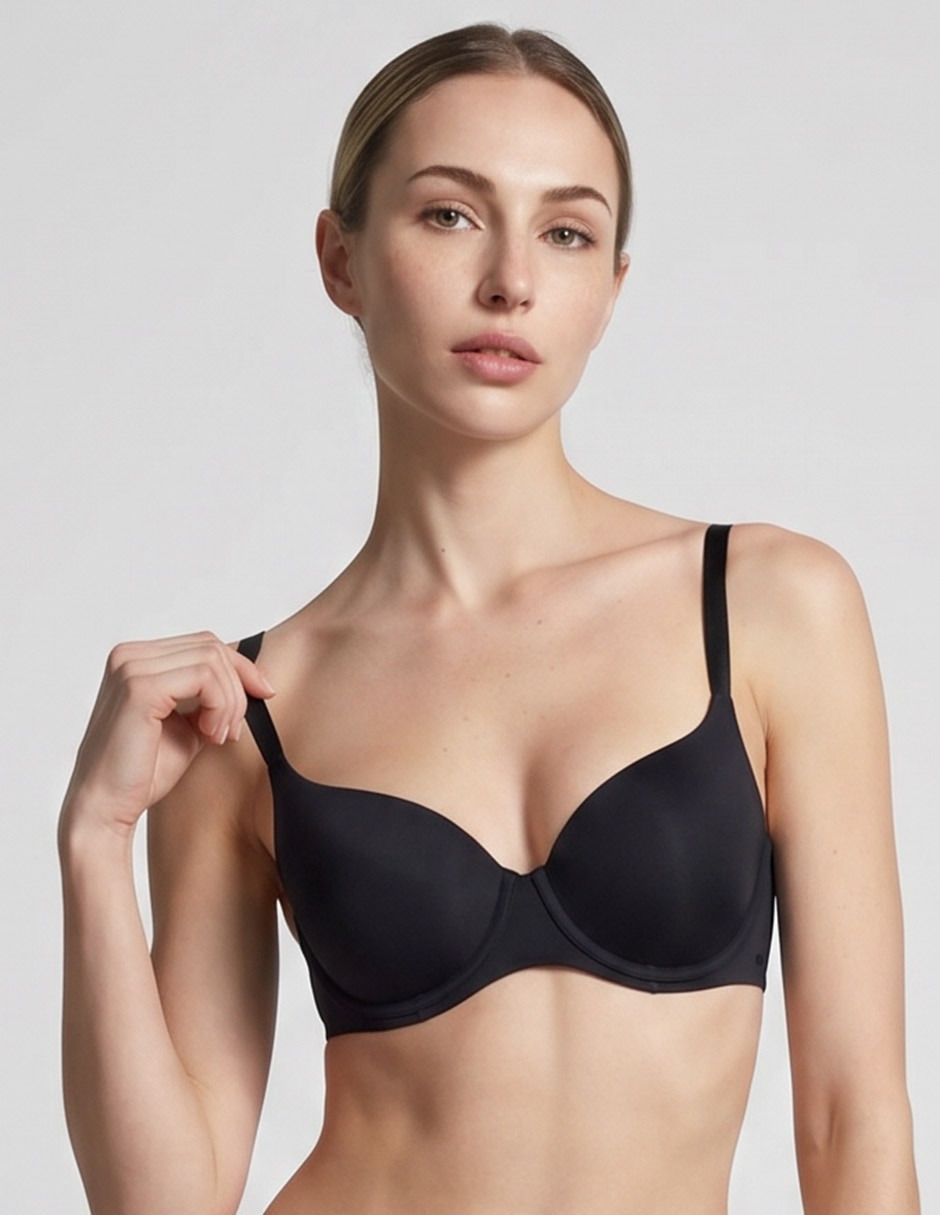 Brassiere demi con copa para mujer 3