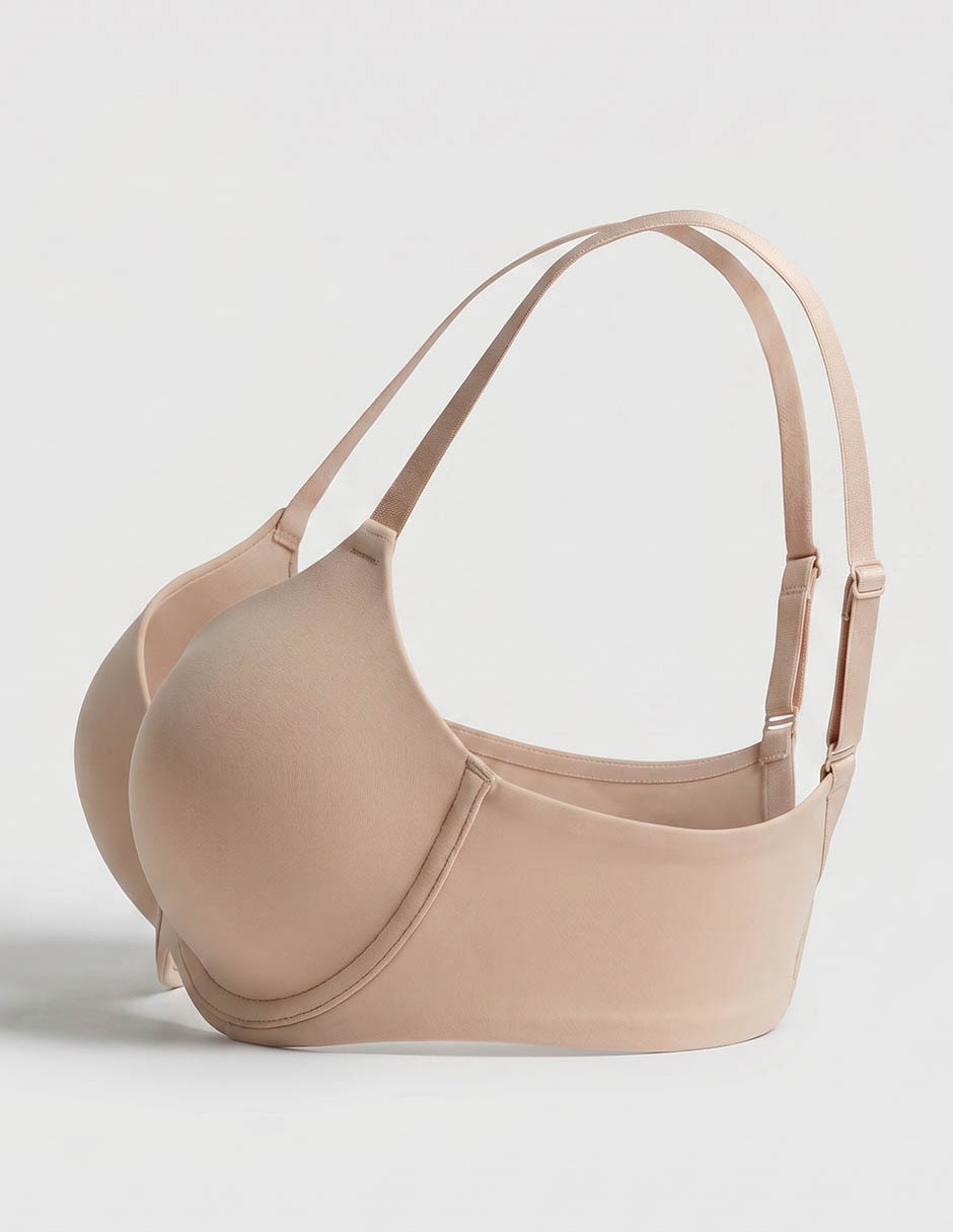 Brassiere demi etam con copa para mujer