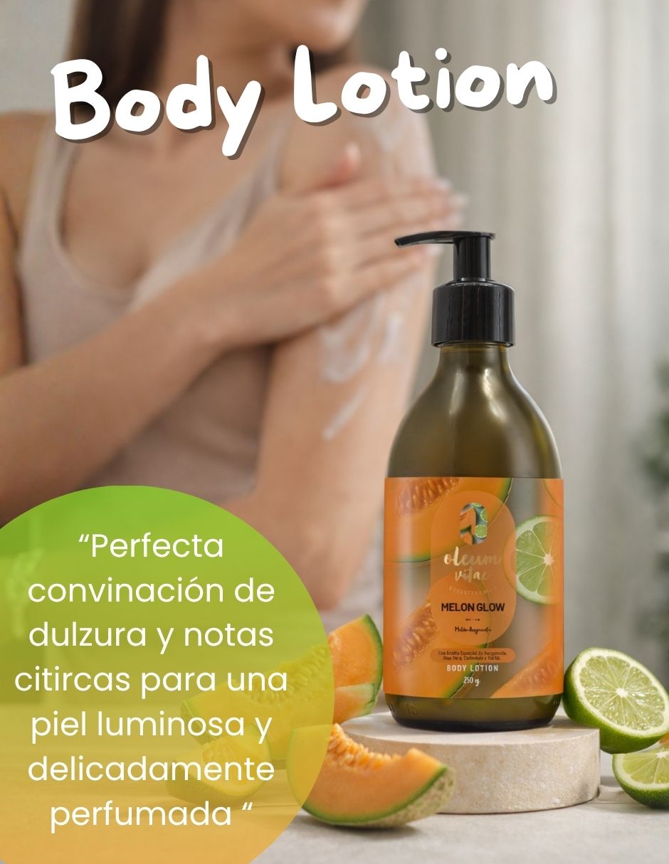 Kit tratamiento para cuerpo Melón Glow Crema y Jabón Corporal Melon Bergamota Oleum Vitae