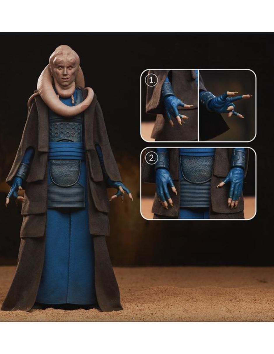 Figura de colección articulada Star Wars Episode IV: A New Hope Bib Fortuna limitada Sideshow