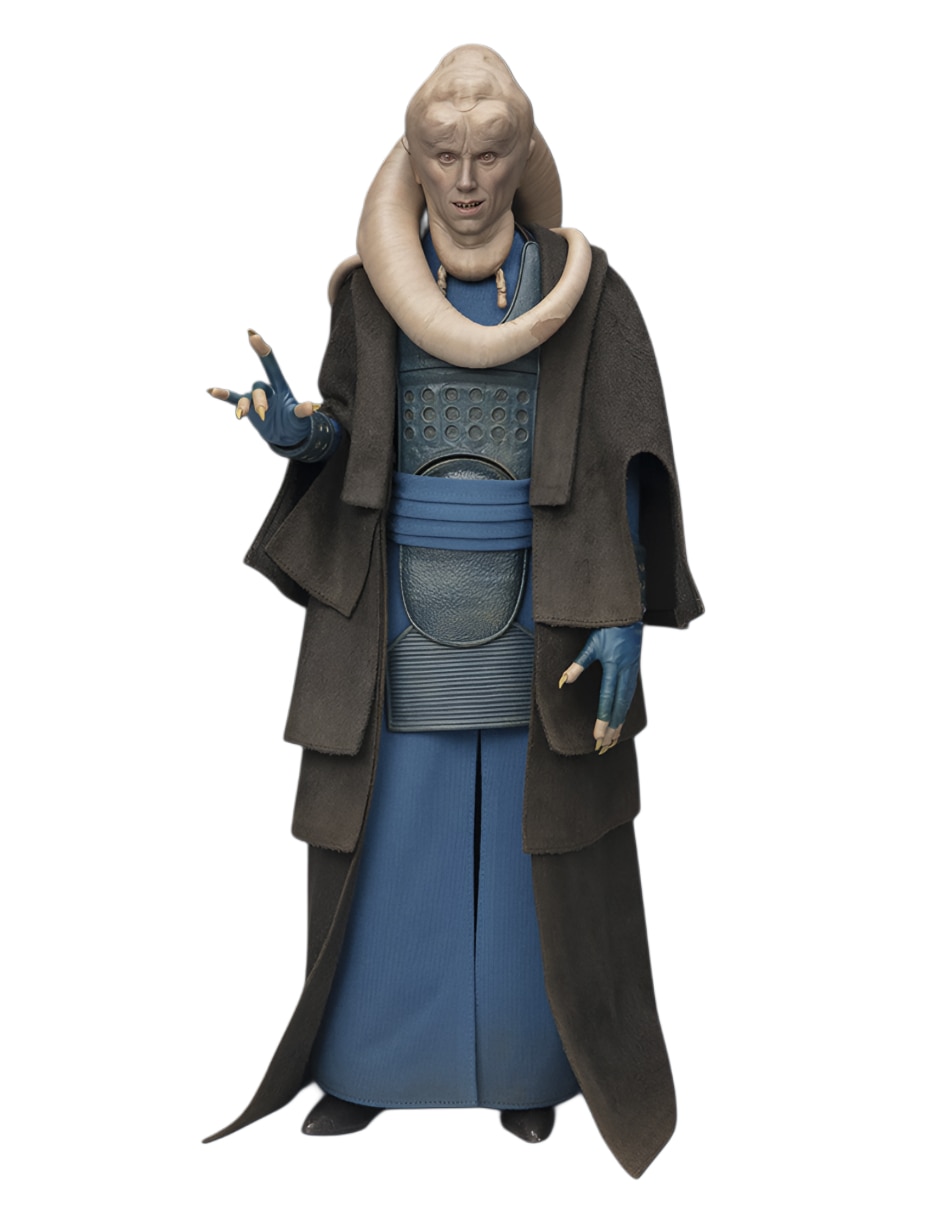 Figura de colección articulada Star Wars Episode IV: A New Hope Bib Fortuna limitada Sideshow