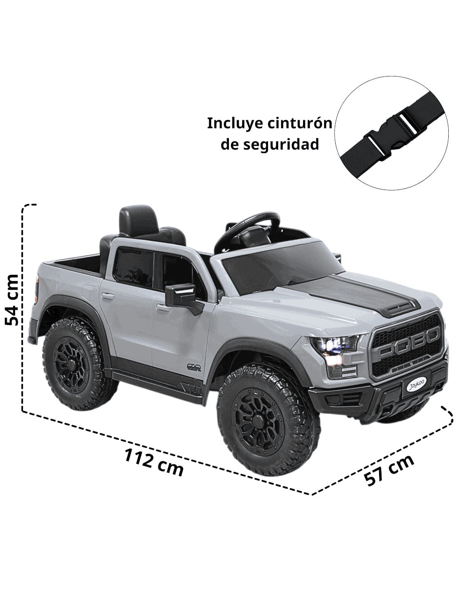 Montable trol remoto joykoo camioneta control remoto bluetooth luces sonidos de recargable
