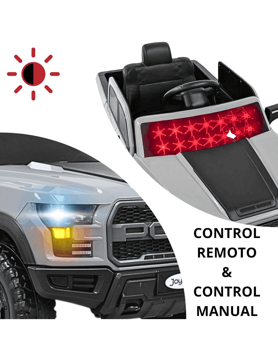 Montable trol remoto joykoo camioneta control remoto bluetooth luces sonidos de recargable