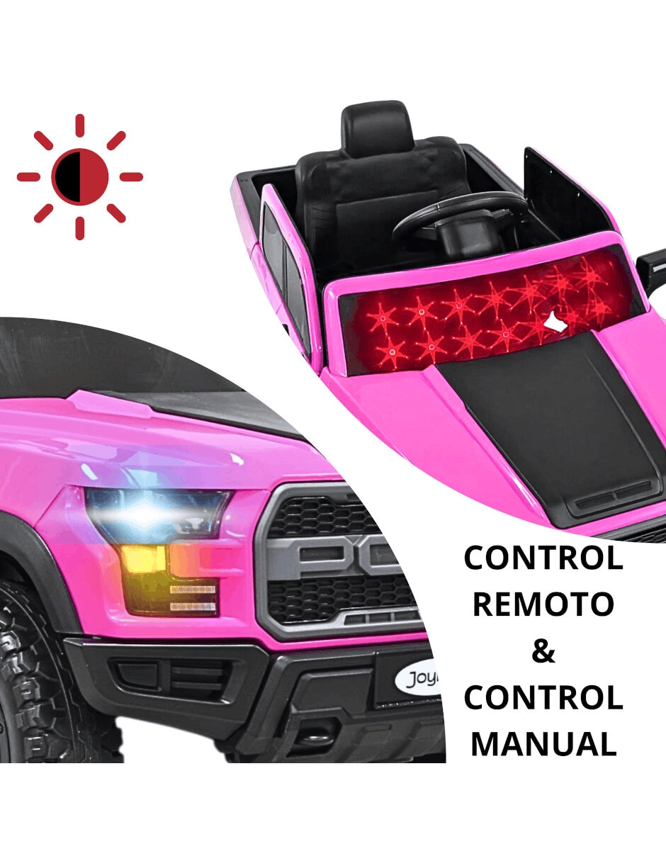 Montable trol remoto camioneta control remoto bluetooth luces sonidos de recargable 2