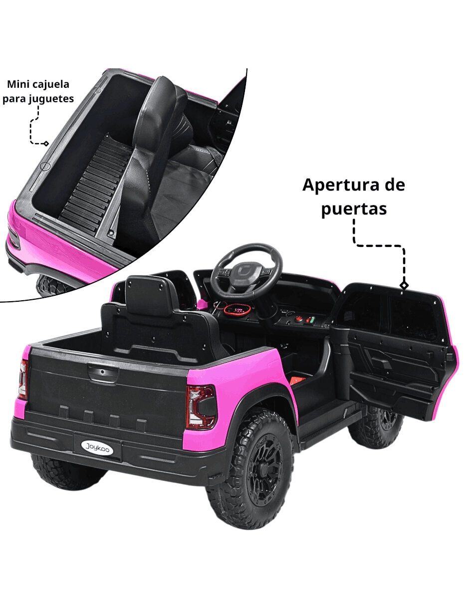 Montable trol remoto camioneta control remoto bluetooth luces sonidos de recargable 5