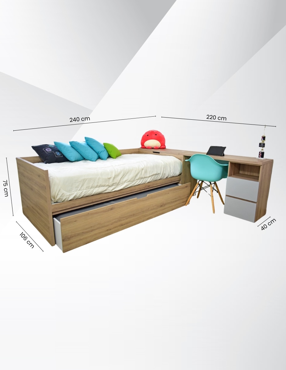 Cama doble Namore individual