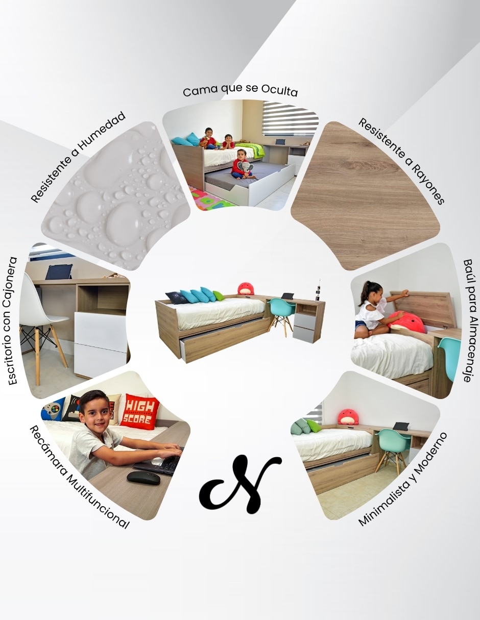 Cama doble Namore individual