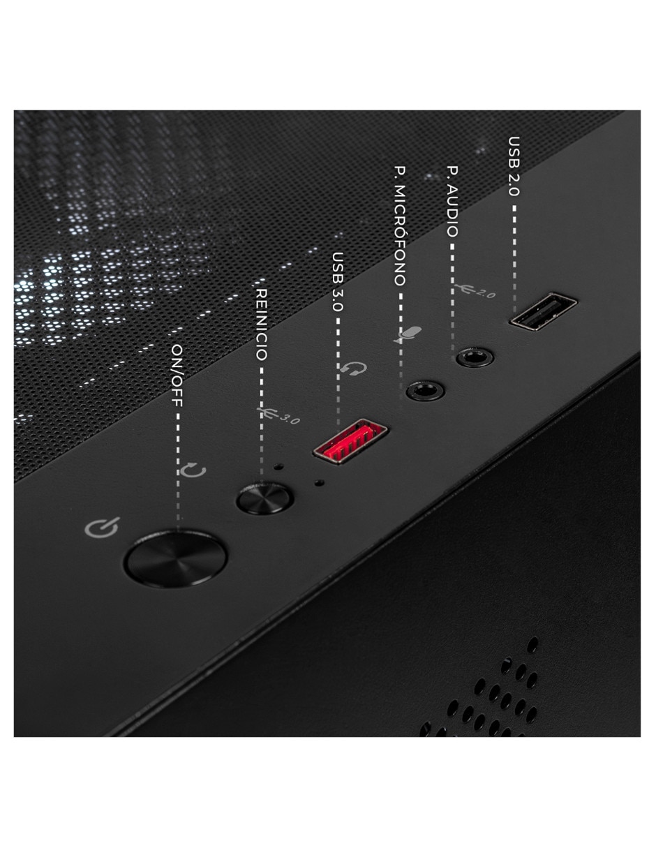 Computadora gamer Xtreme PC Gaming XTPCU716GB55060TIMCHB 27 pulgadas Full HD Intel Core Ultra 7 NVIDIA GeForce RTX 5060 Ti 16 GB RAM 1 TB SSD