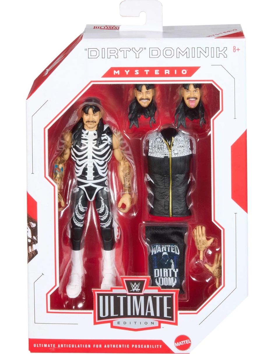 Figura de colección artiuculada WWE Dirty Dominik Mysterio Collectors Mattel