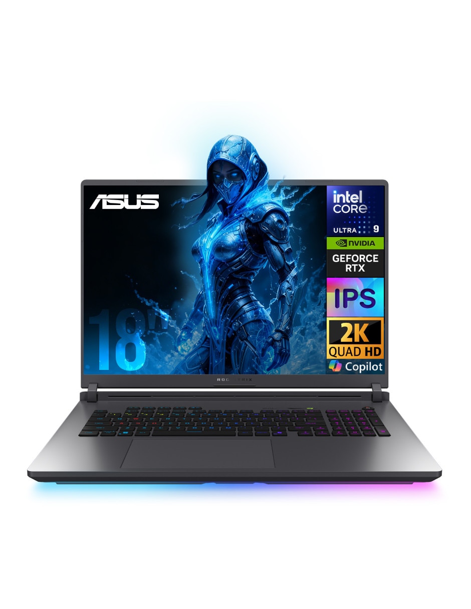 ASUS Laptop gamer ASUS ROG Strix G18 18 pulgadas QHD+ Intel core ultra 9 NVIDIA GeForce RTX 5070 64 GB RAM 1 TB SSD