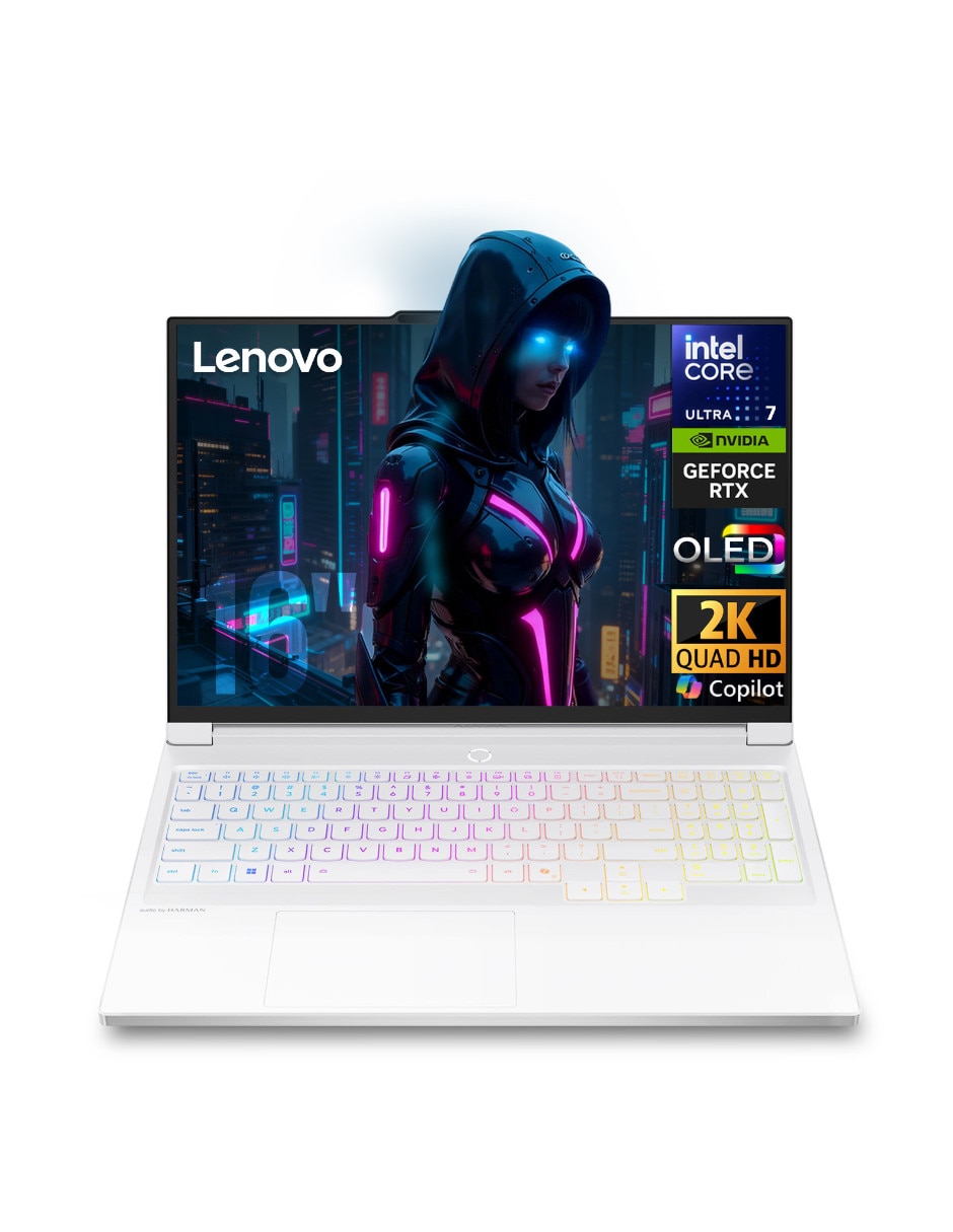 LENOVO Laptop gamer LENOVO Legion 7i 16 pulgadas QHD+ Intel core ultra 7 NVIDIA GeForce RTX 5060 32 GB RAM 1 TB SSD