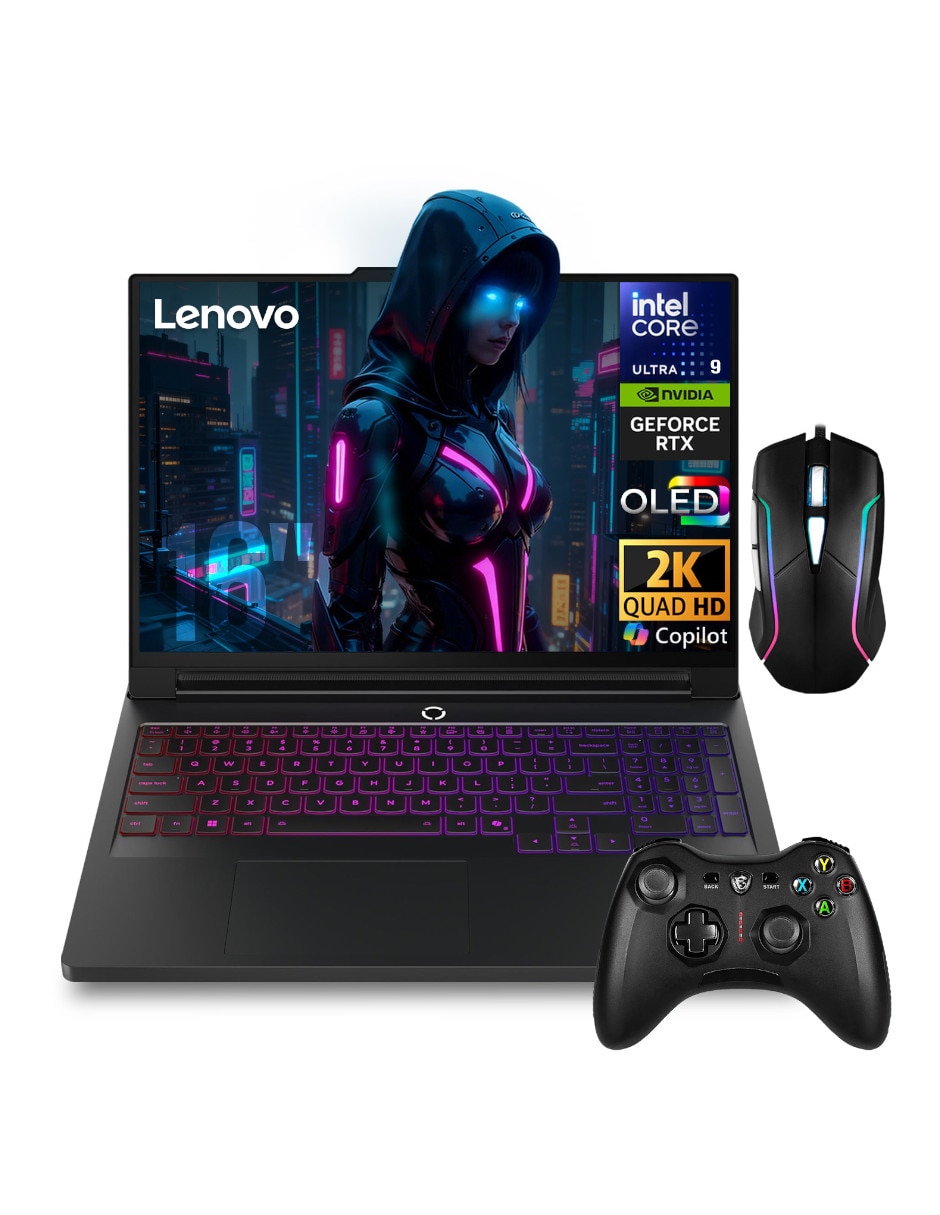 LENOVO Laptop gamer LENOVO Legion Pro 7i 16 pulgadas QHD+ Intel core ultra 9 NVIDIA GeForce RTX 5090 64 GB RAM 1 TB SSD