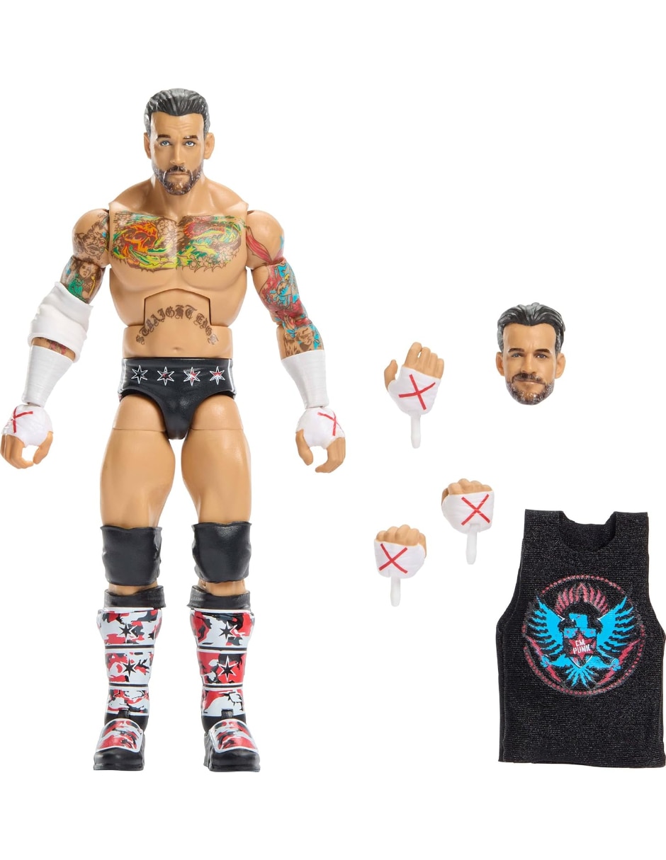 Figura de colección articulada WWE Cm Punk Collectors