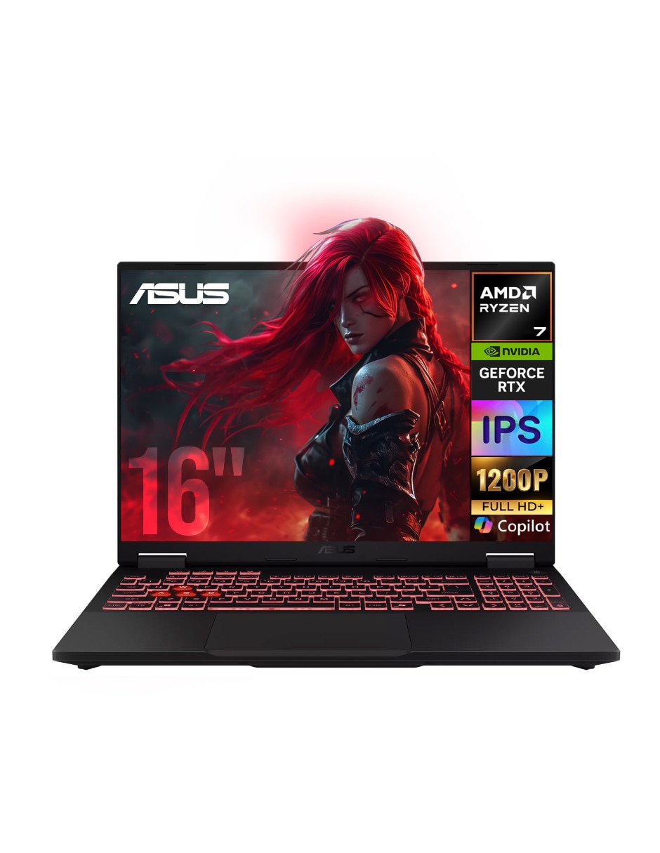 ASUS Laptop gamer ASUS TUF Gaming A16 16 pulgadas Full HD+ AMD Ryzen 7 NVIDIA GeForce RTX 5060 64 GB RAM 1 TB SSD