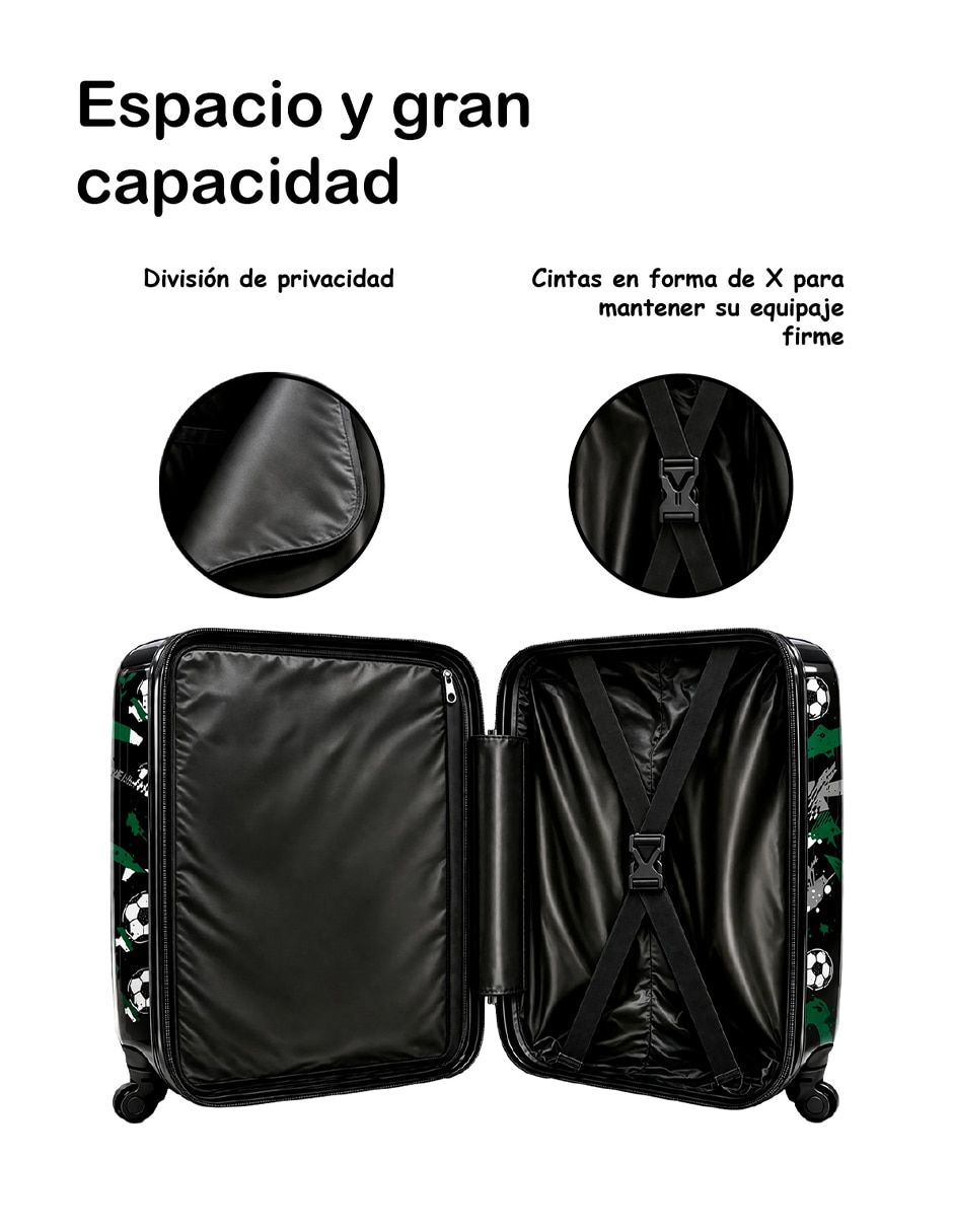 Maleta con ruedas de viaje 8