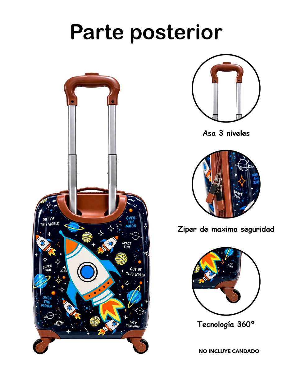 Maleta con ruedas de viaje Jony