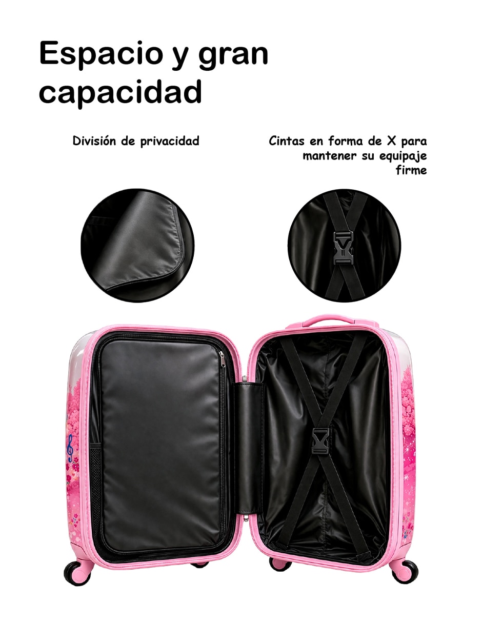 Maleta con ruedas de viaje Jony