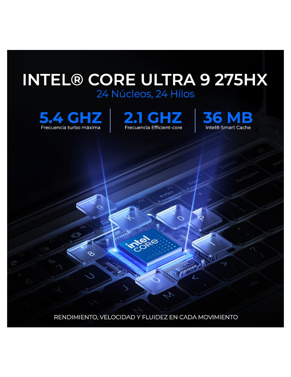 Laptop gamer Omen MAX 16 pulgadas WQXGA Intel core ultra 9 NVIDIA GeForce RTX 5080 32 GB RAM 1 TB SSD 7