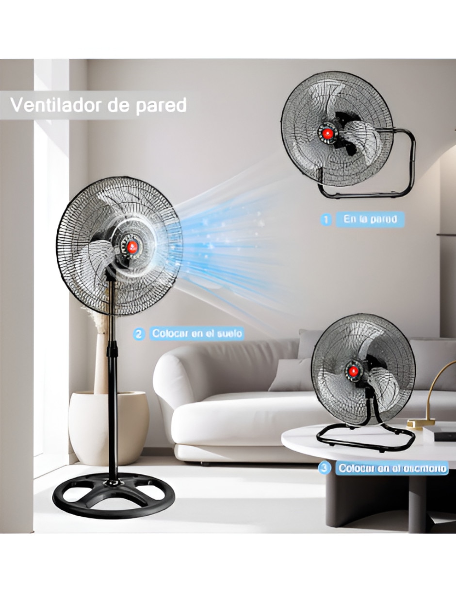 Ventilador 3 en 1 3 velocidades 3