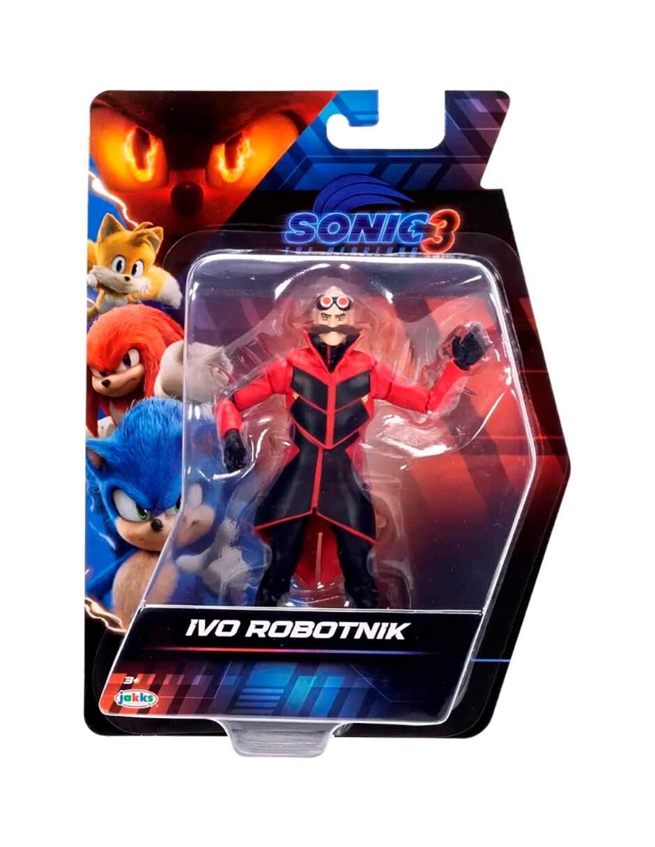 Figura de colección articulada Sonic The Hedgehog 3 Dr Robotnik Eggman collectors Jakks Pacific