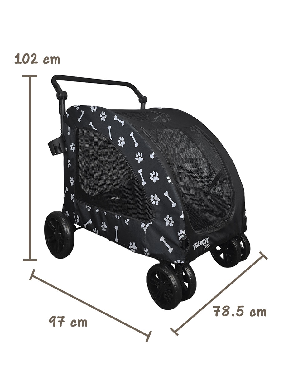 Carriola para perro y gato Trendy Pets de poliéster