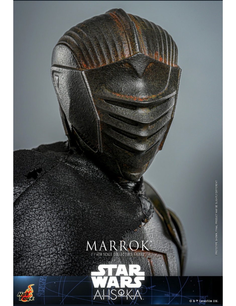 Figura de colección star wars: ahsoka marrok collectors hot toys con luz