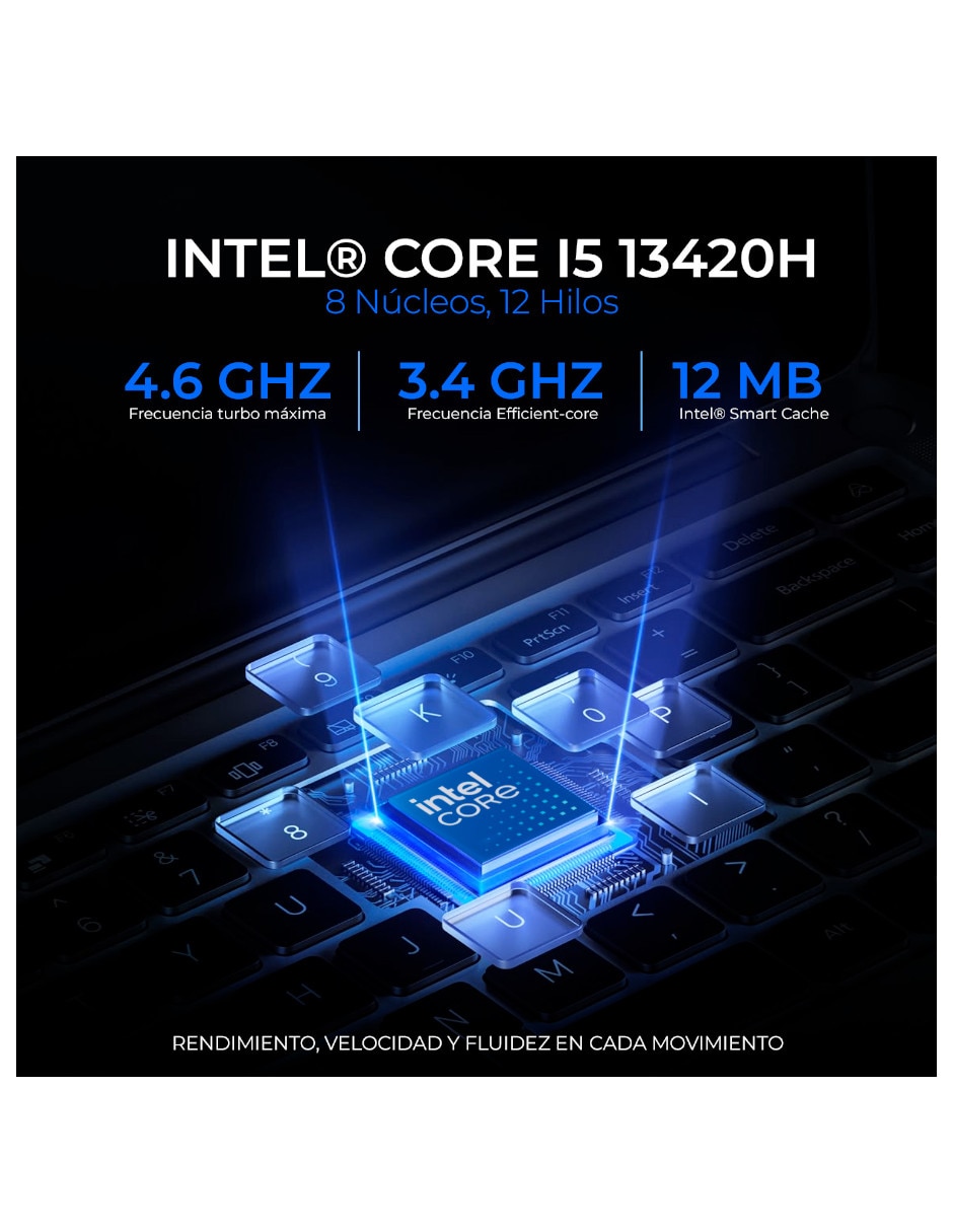 Laptop gamer V15I-5050C5321TM 15.6 pulgadas Full HD Intel Core i5 NVIDIA GeForce RTX 5050 32 GB RAM 1 TB SSD 9