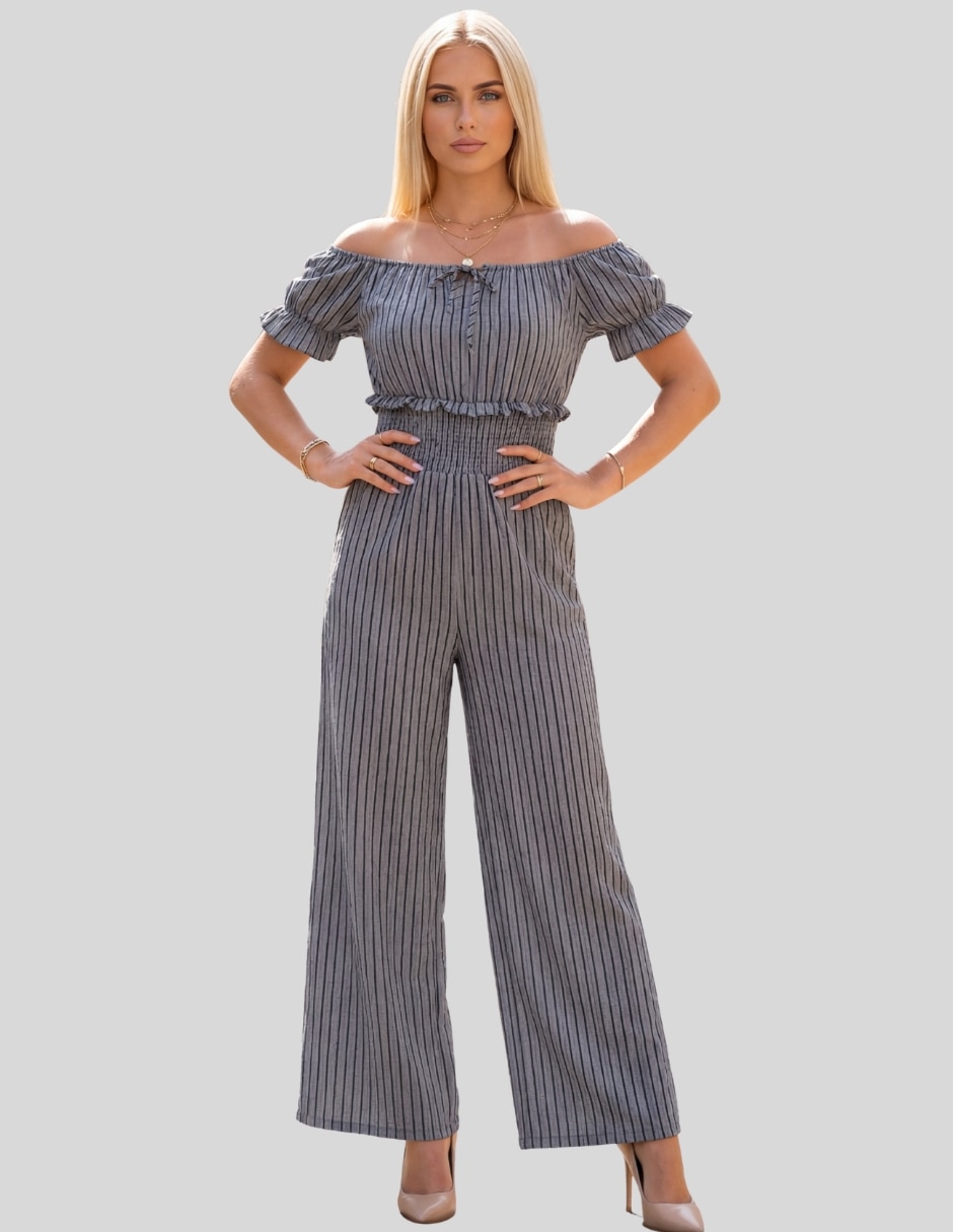 Jumpsuit Malabis estampado a rayas para mujer