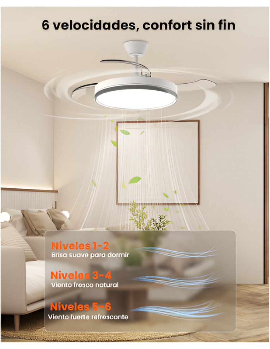 Ventilador de techo xtellar3 velocidades