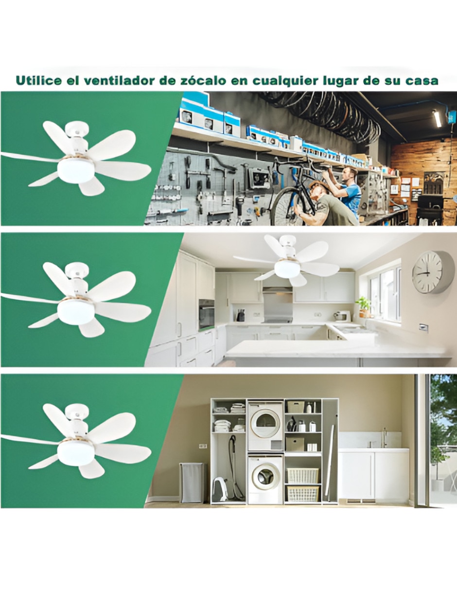 Ventilador de techo 6 velocidades