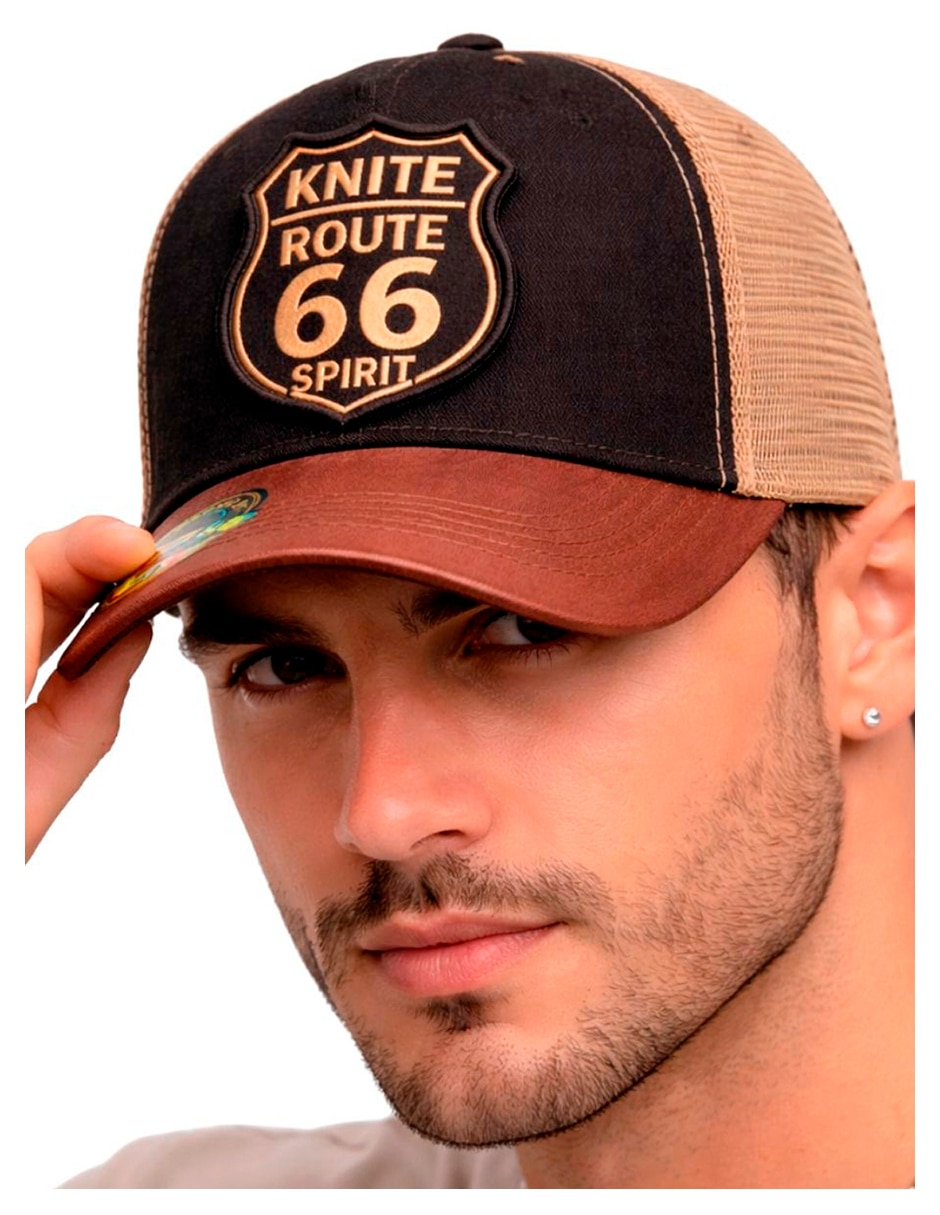 Gorra visera curva snapback para casual knite para hombre