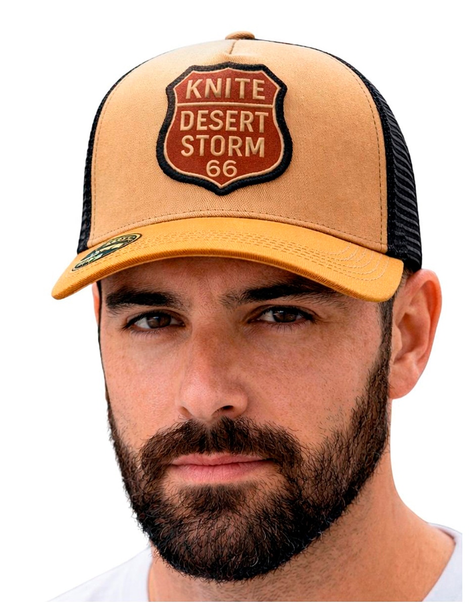 Gorra visera curva snapback para casual knite para hombre
