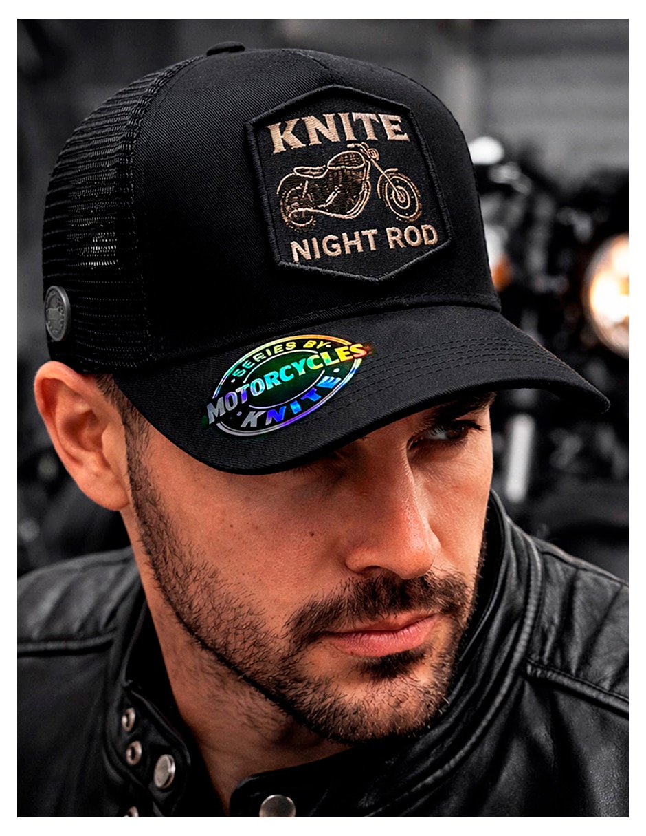 Gorra visera curva snapback para casual knite para hombre