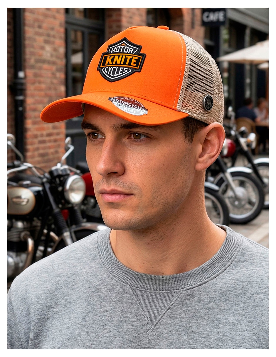 Gorra visera curva snapback para casual knite para hombre