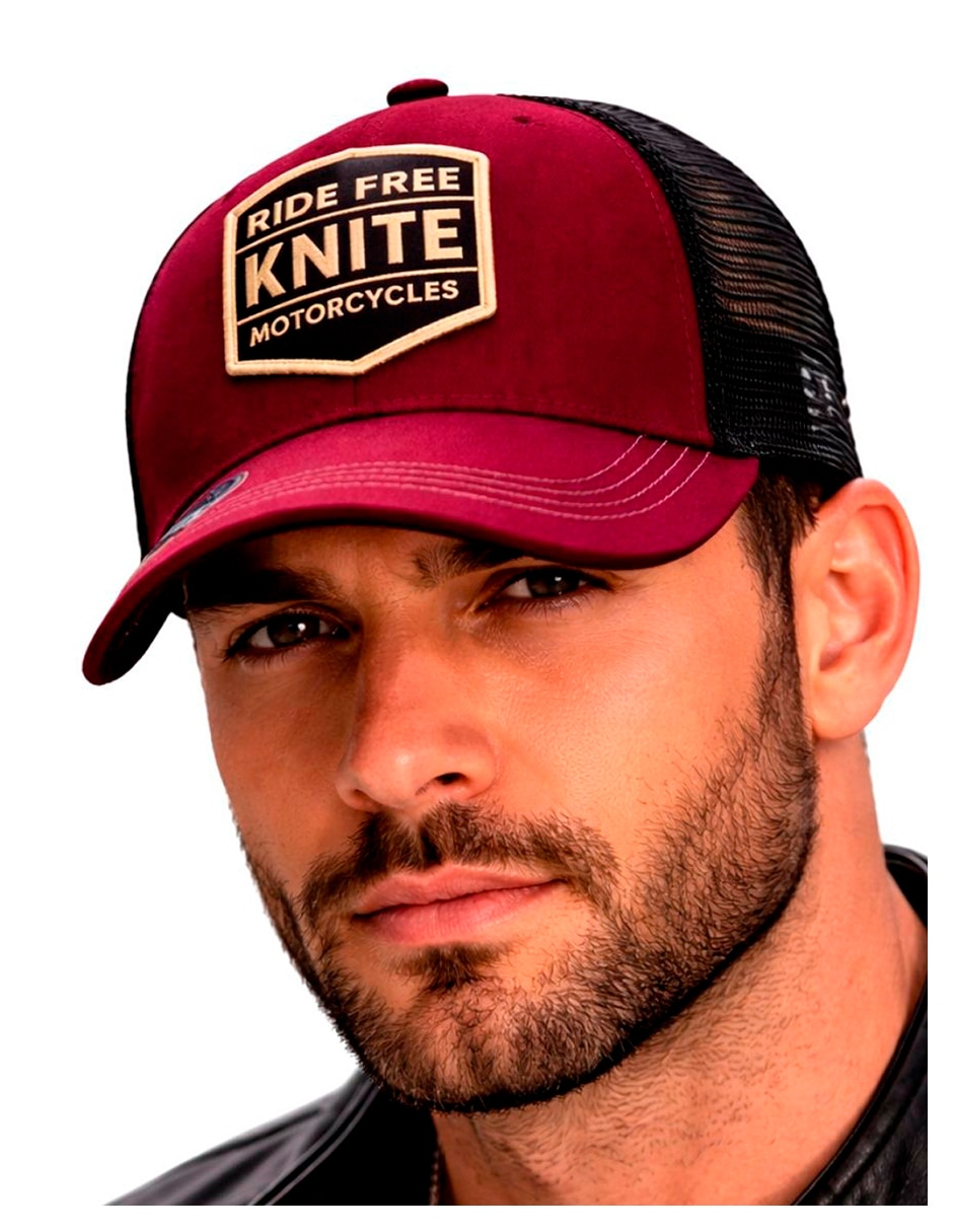 Gorra visera curva snapback para casual knite para hombre
