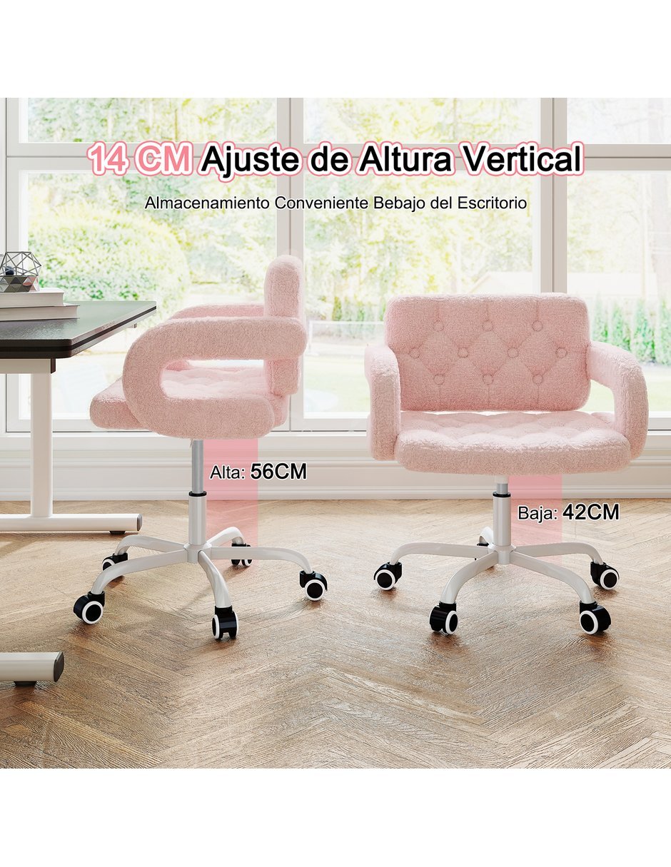 Silla de escritorio Akigae Star pink Gomyhome