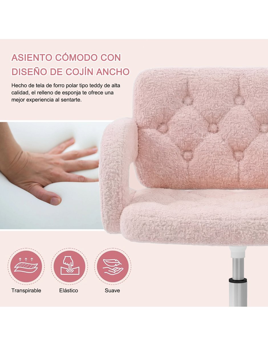 Silla de escritorio Akigae Star pink 5