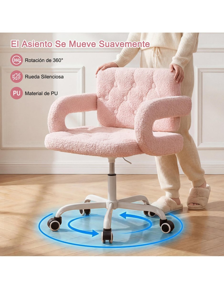 Silla de escritorio Akigae Star pink 8
