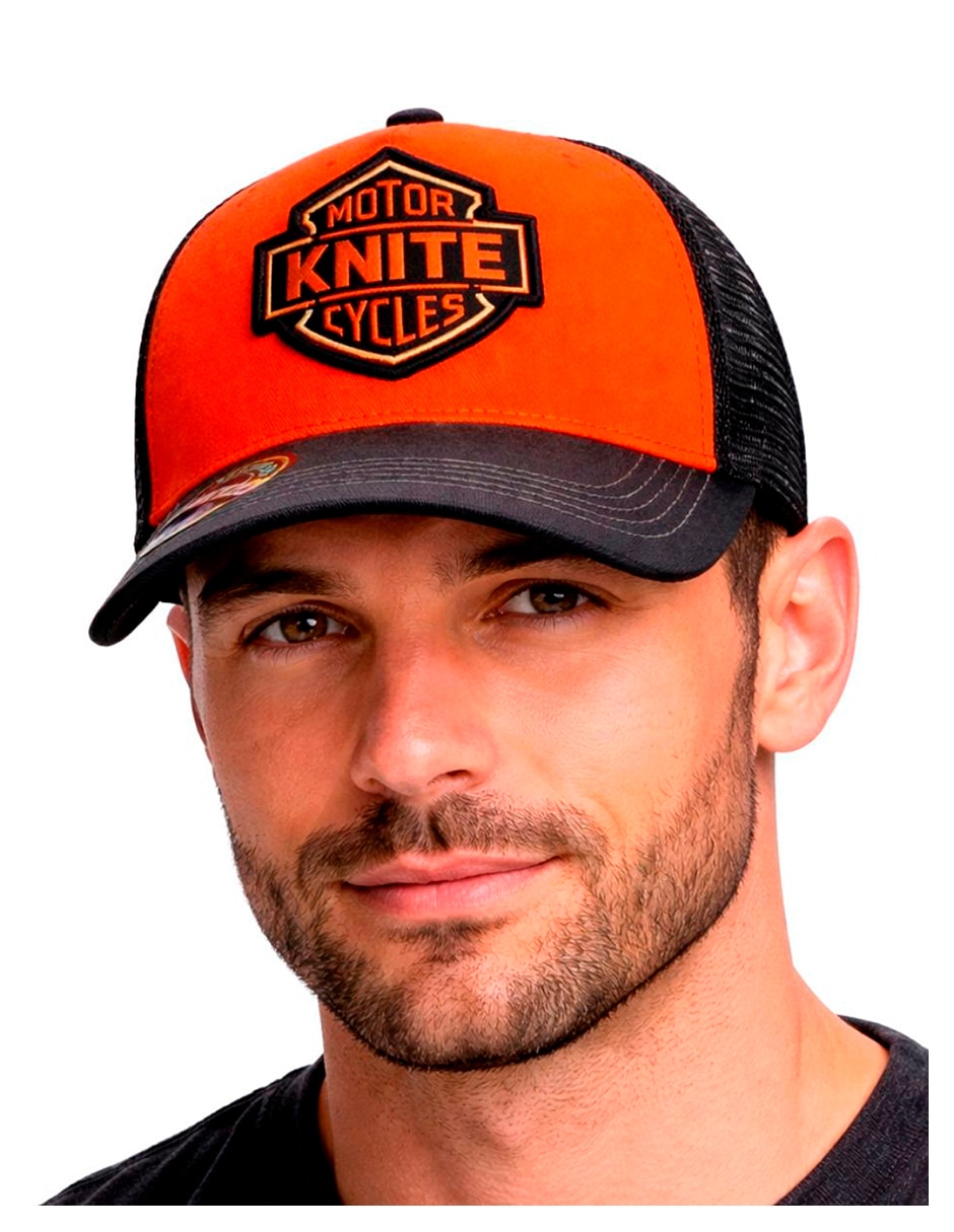 Gorra visera curva snapback para casual knite para hombre