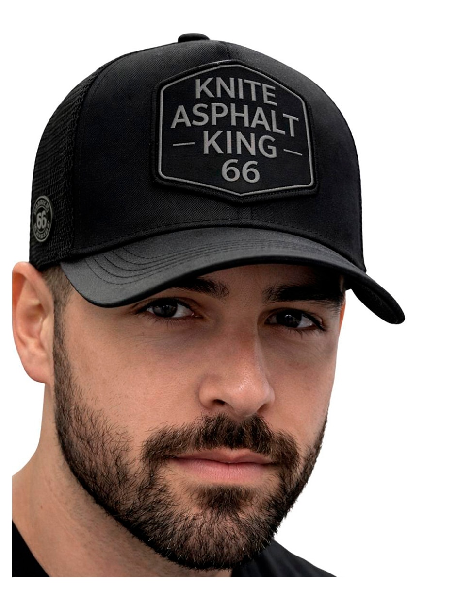Gorra visera curva snapback para casual knite para hombre