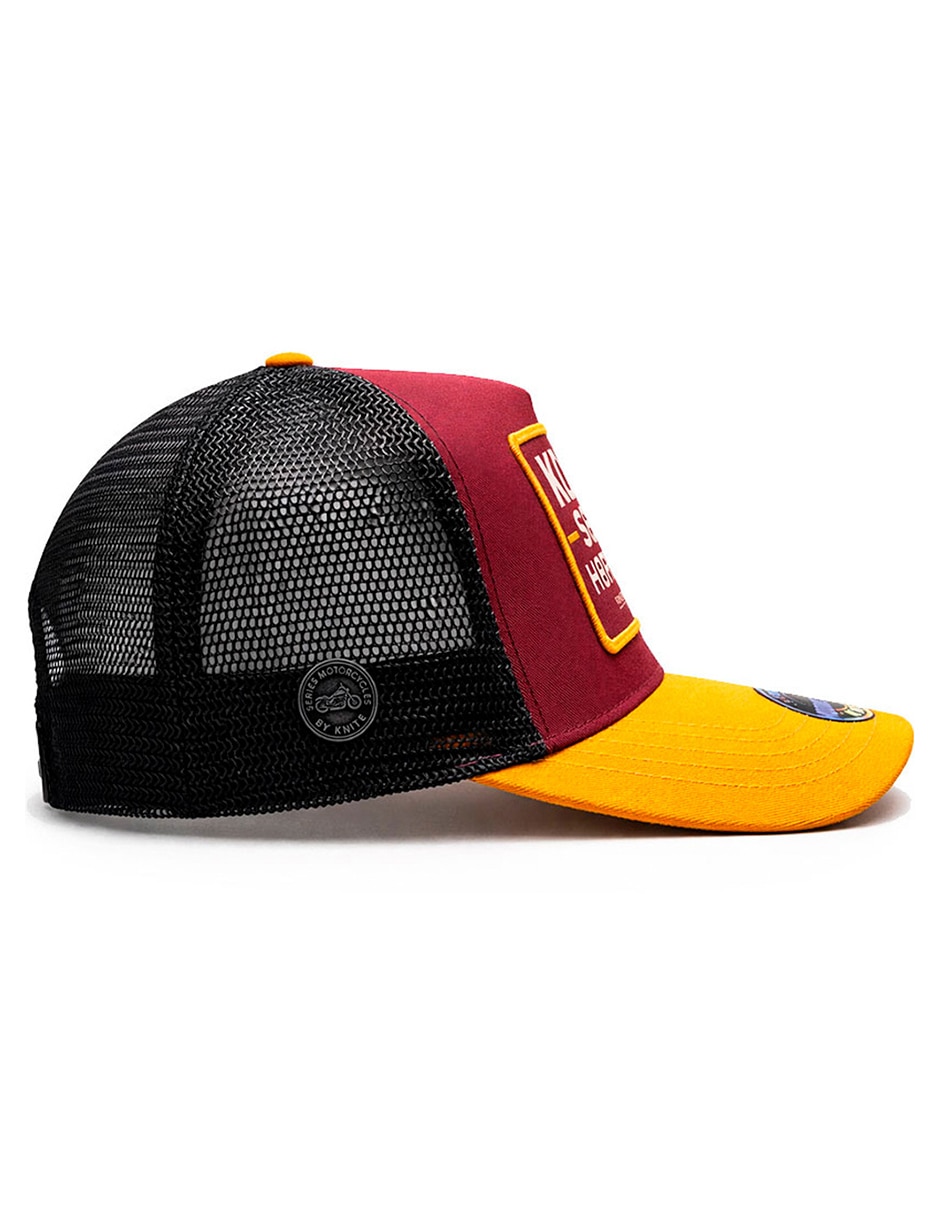 Gorra visera curva snapback para casual knite para hombre