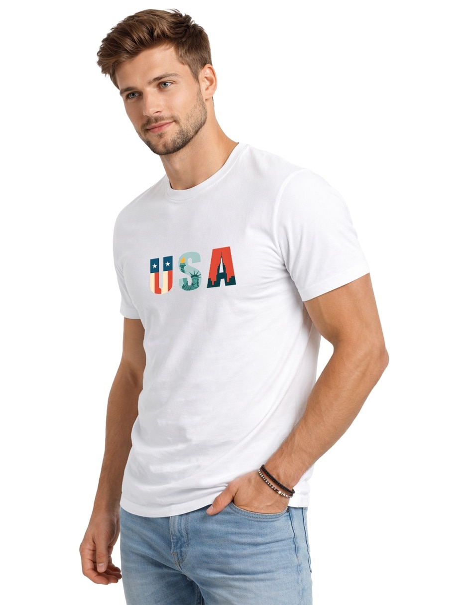 Playera Voltaica cuello redondo para hombre
