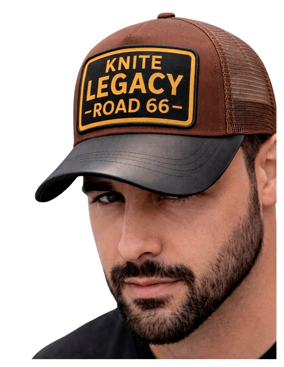 Gorra visera curva snapback para casual knite para hombre
