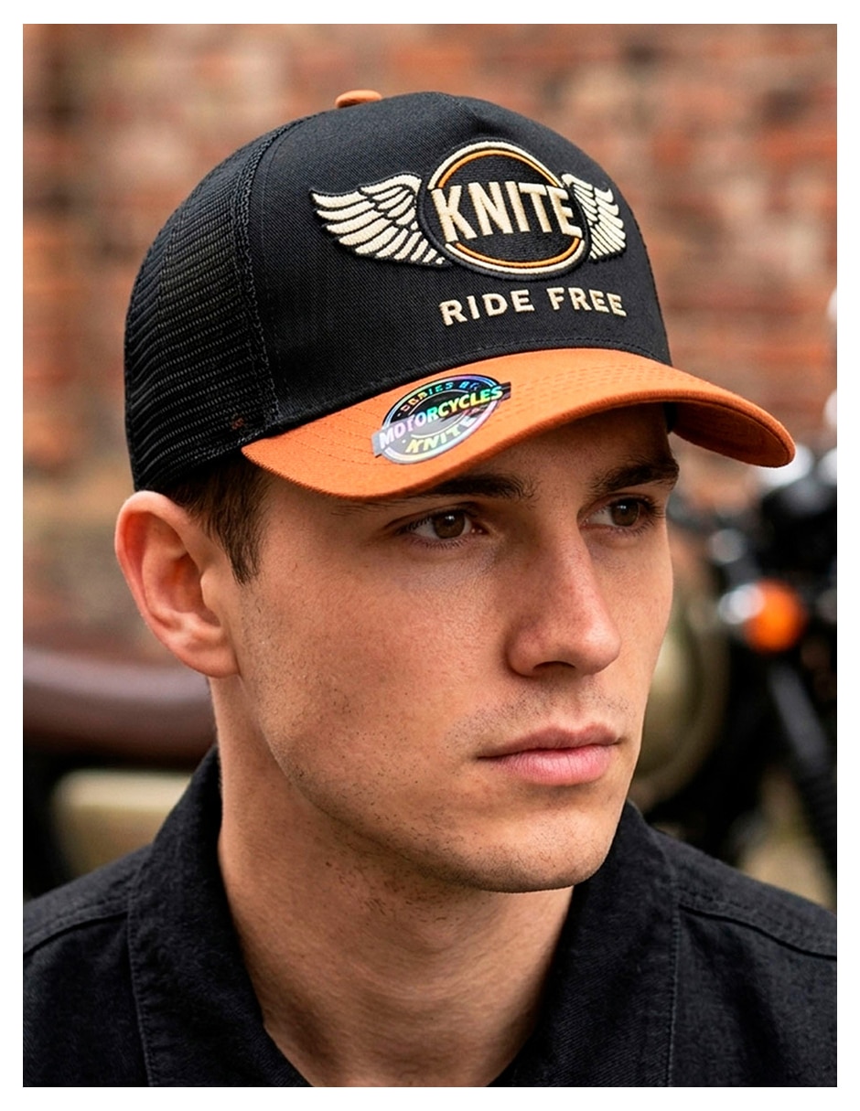 Gorra visera curva snapback para casual knite para hombre