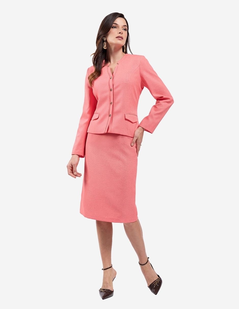 Conjunto de falda casual para mujer
