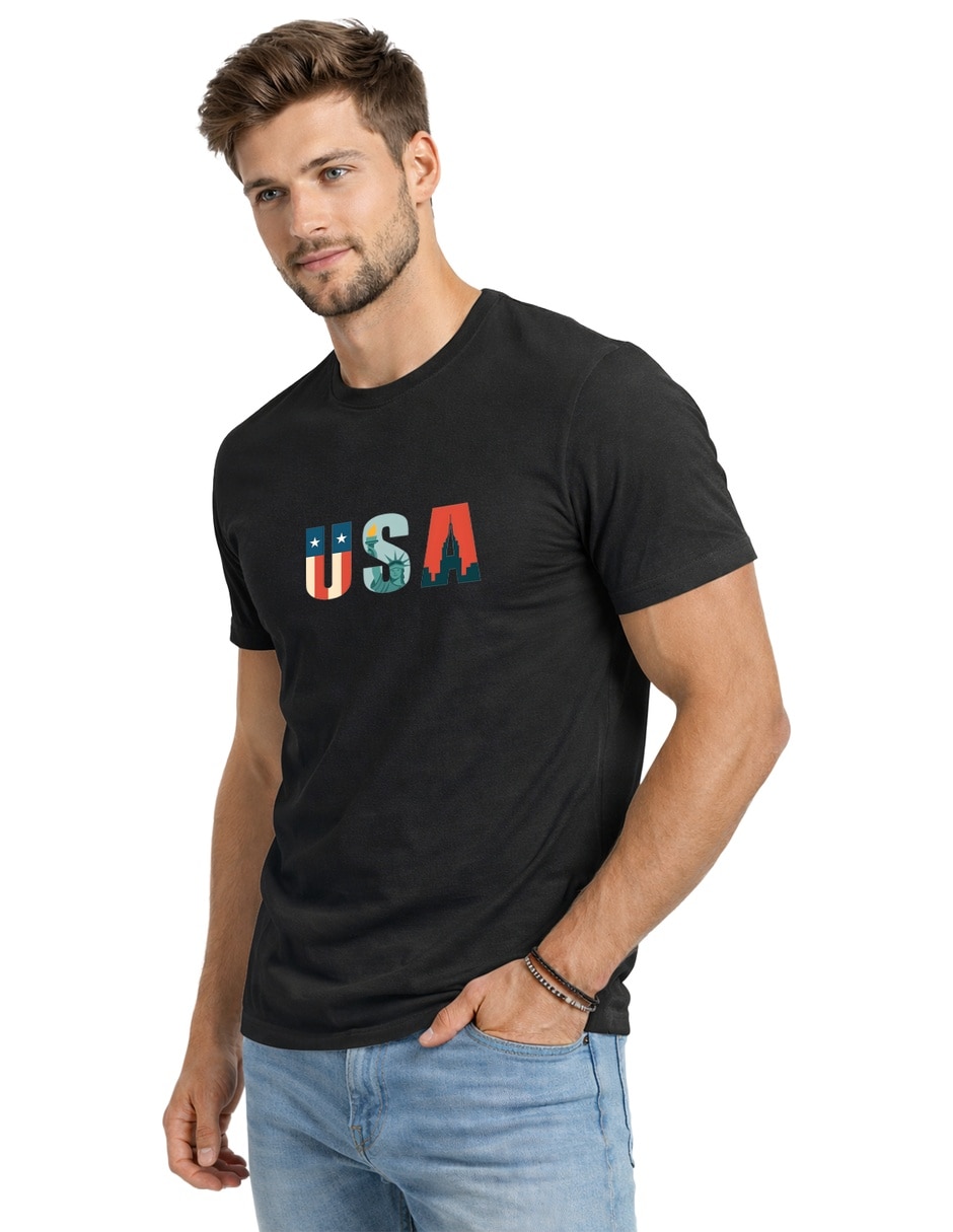 Playera Voltaica cuello redondo para hombre