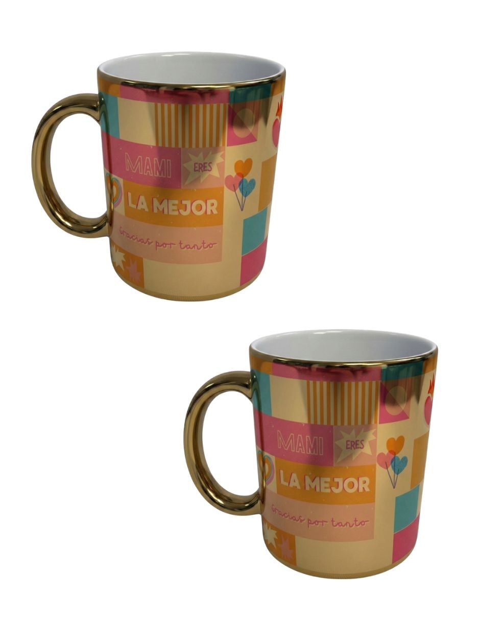 Set de tazas clásicas 2 piezas