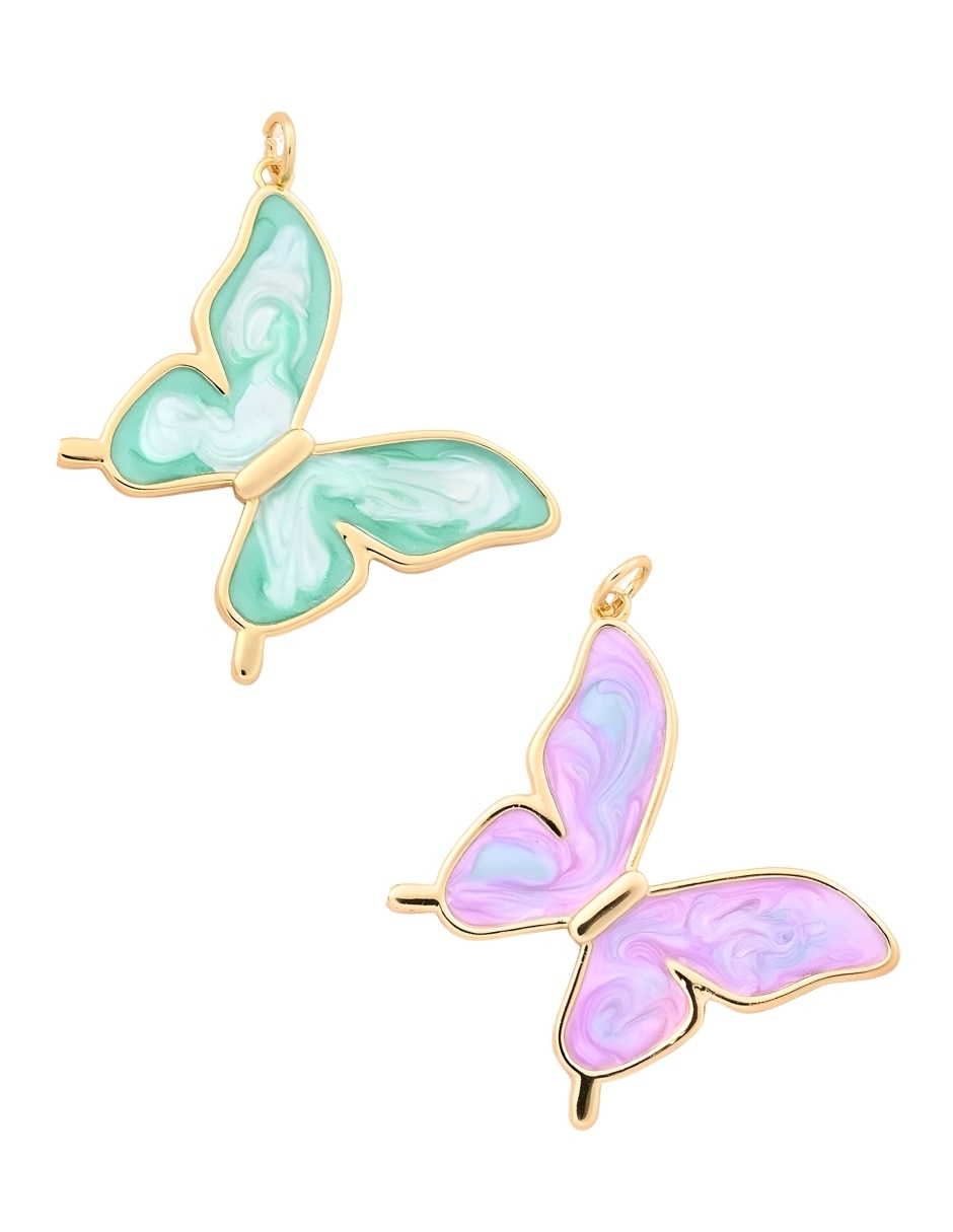 De mariposa zvezda aurore de metal 18 k